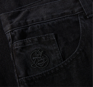 Polar Skate Co. 93! Denim Pants - (Pitch Black)