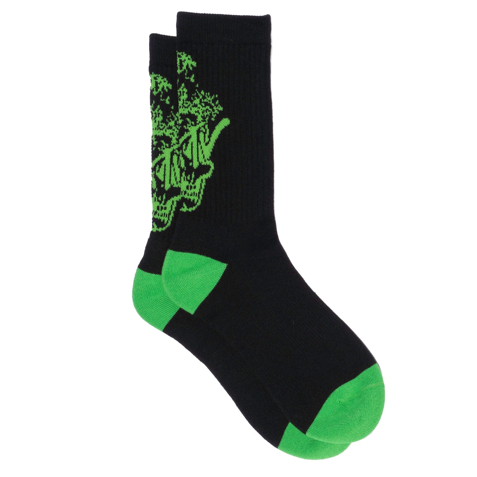 Deathwish Death TV Socks - (Black/Green)