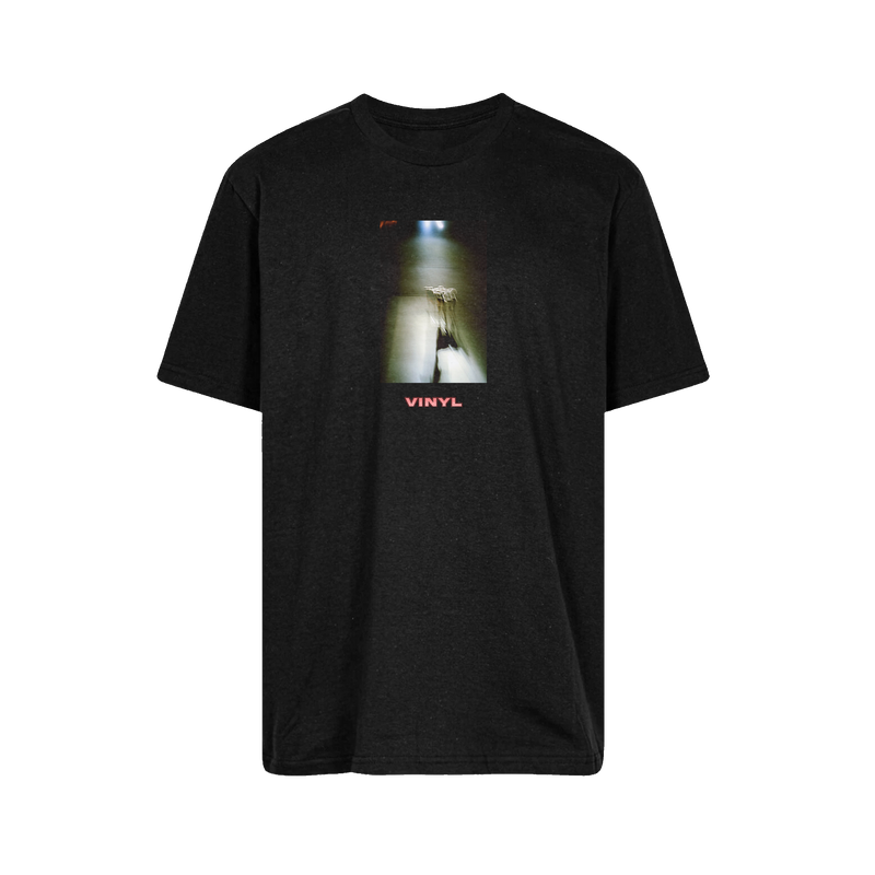 VINYL "HEADLIGHTS" BLACK TEE