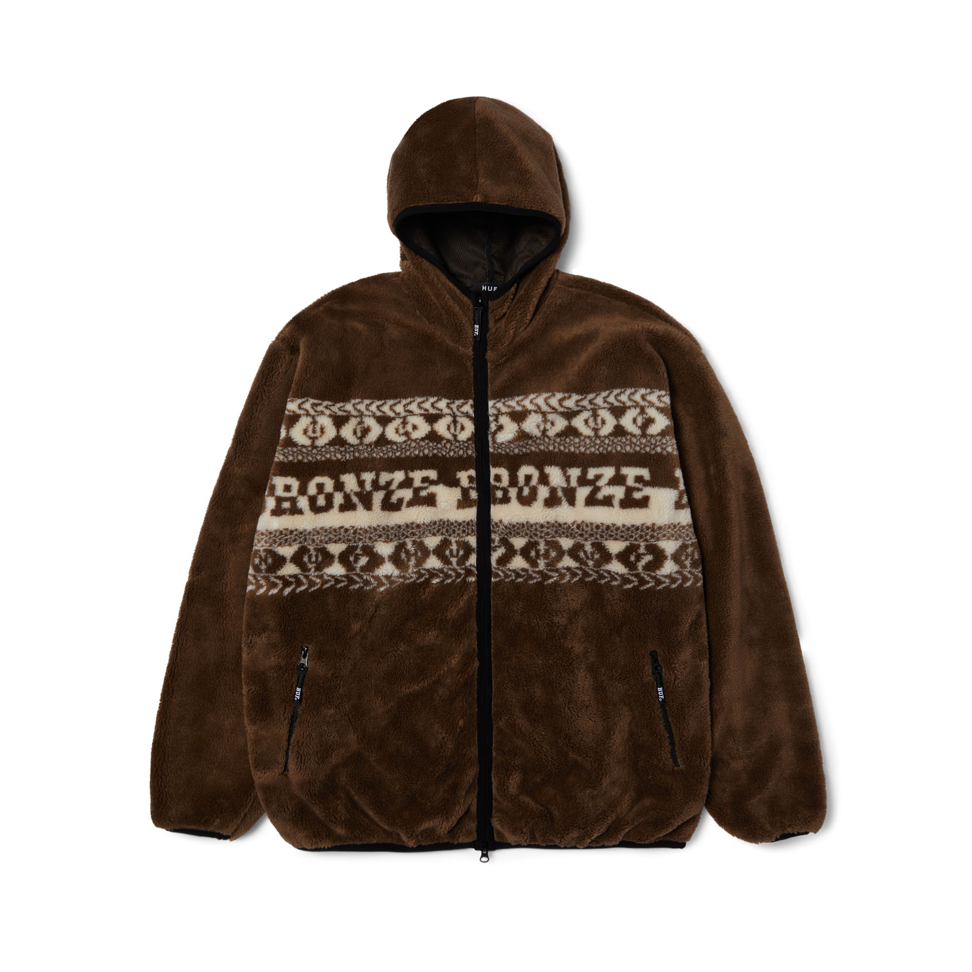 HUF X Bronze56k High Pile Fleece - (Brown)