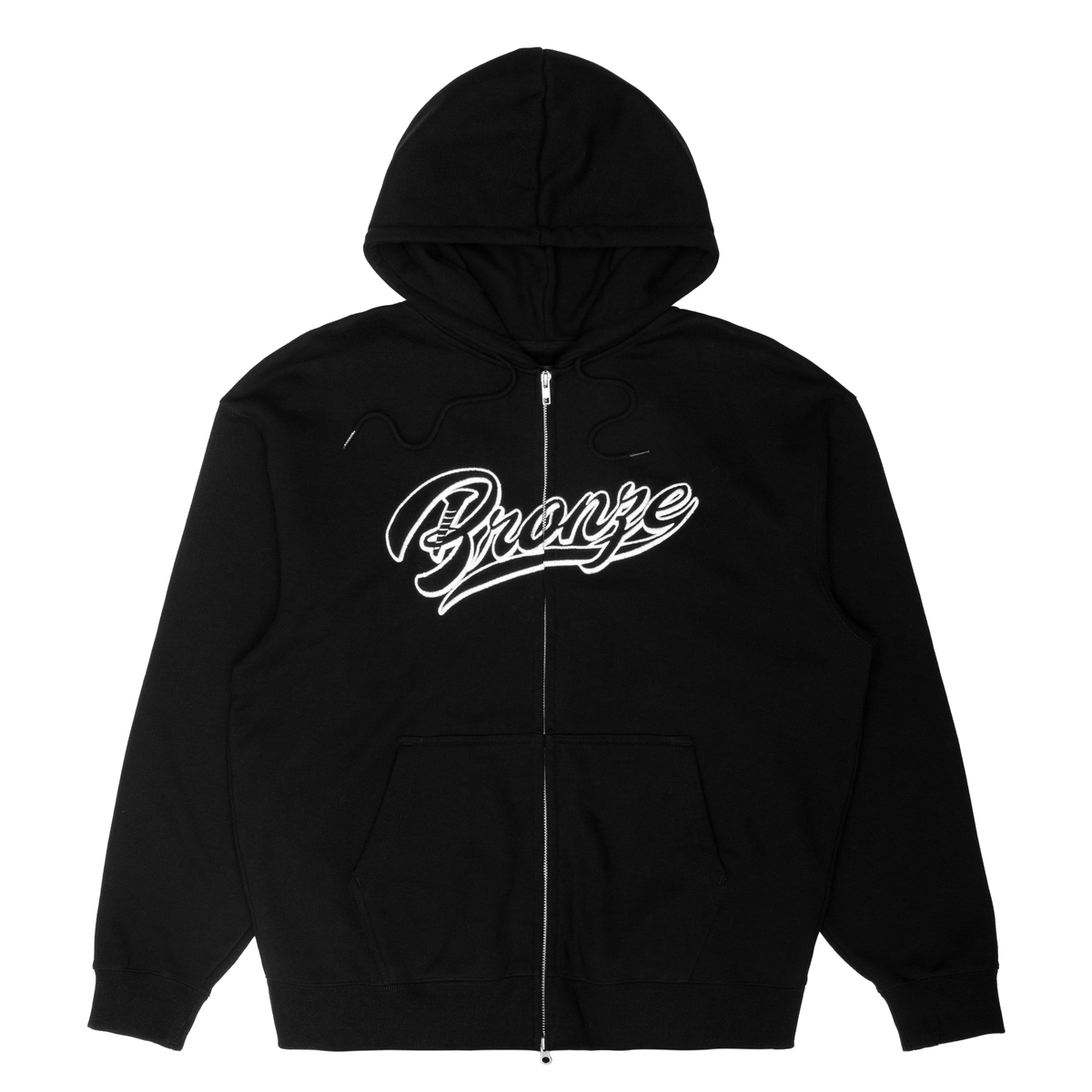 Bronze 65k Sports Zip Hoody - Black