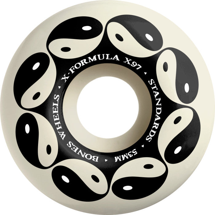 BONES WHEELS X-Formula Skateboard Wheels Yin Yang V1 Standard 97A - (53mm)