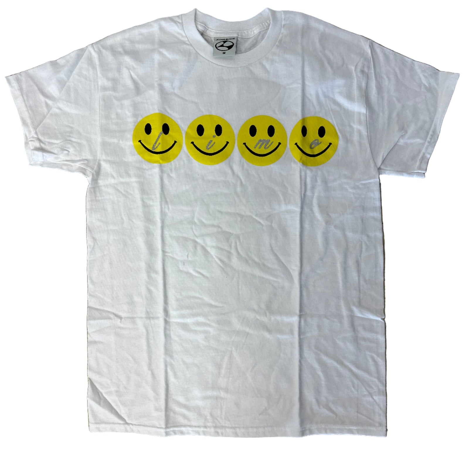 Limosine Glitter Smile Tee - (White)