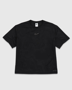 Nike Ishod Short Sleeve Jersey Top (Black)