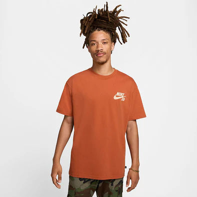 Nike SB Tee Logo -(light dark russet)