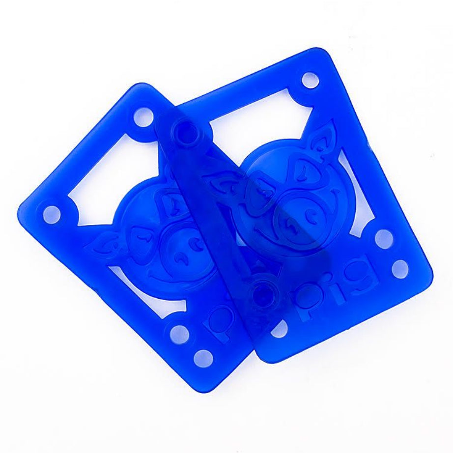Pig 1/8" Soft Risers - (Shock Blue)