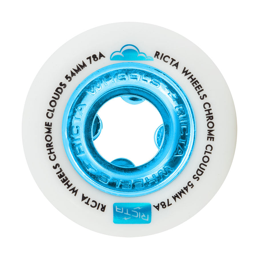 Ricta Chrome Cloud 78A Wheels (Blue) - (54mm)
