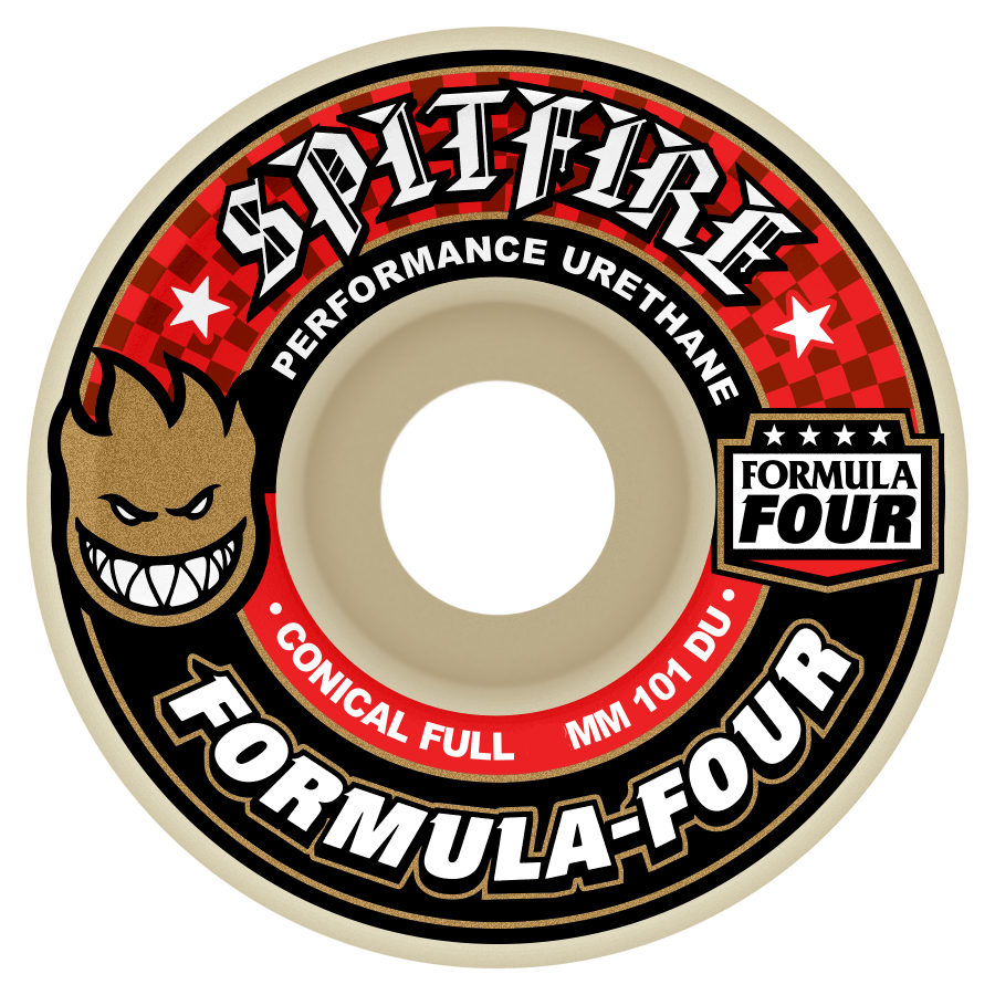 Spitfire Wheels Formula Four Conical Full 101D - (52mm)